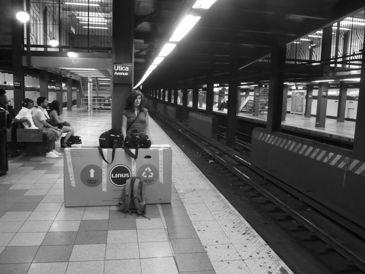 On the way to the airport