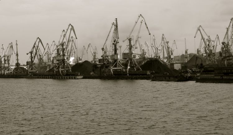 Approaching Riga, Latvia