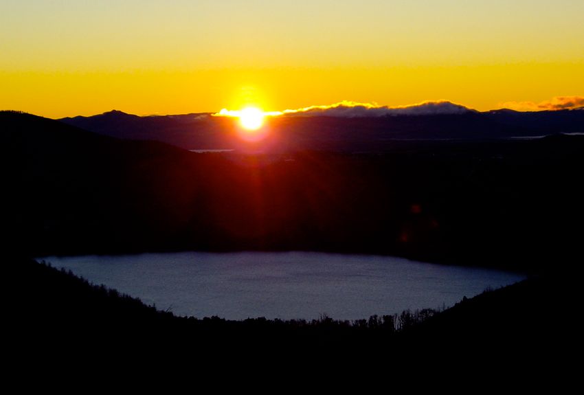 patagonia - sunrise in national park nahuel huapi (2007)
