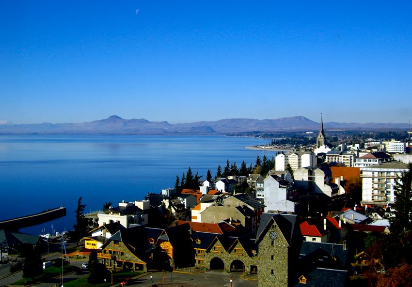 bariloche - view from hostel penthouse 1004 (2007)