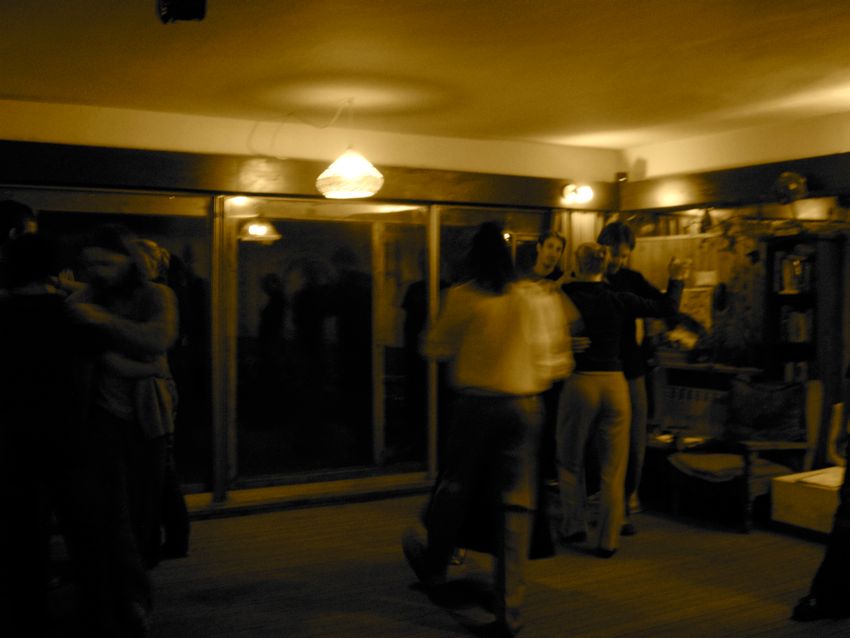 bariloche - tango lesson in hostel 1004 (2007)