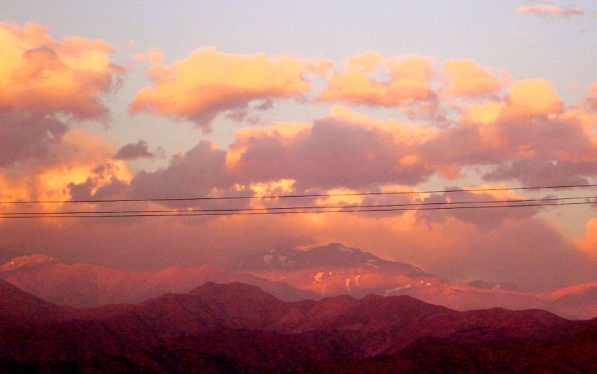 andes - view from outside santiago