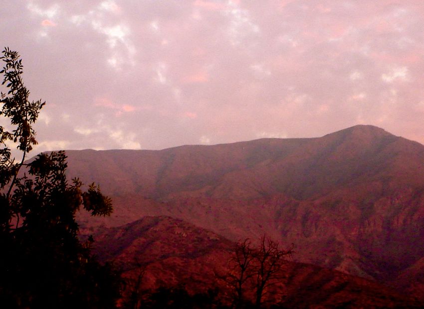 andes - view from outside santiago