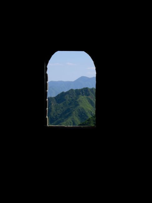 great wall - view from watch tower