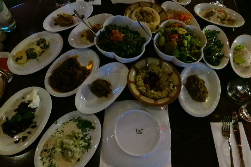 larnaka - vegetable meze