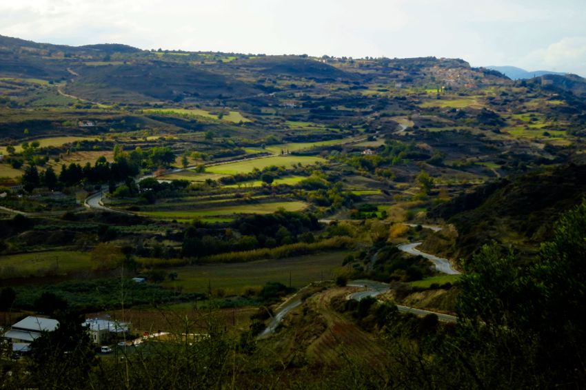 mountain area north of larnaka