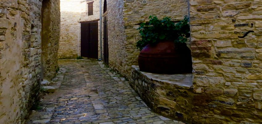 mountain village: lefkara