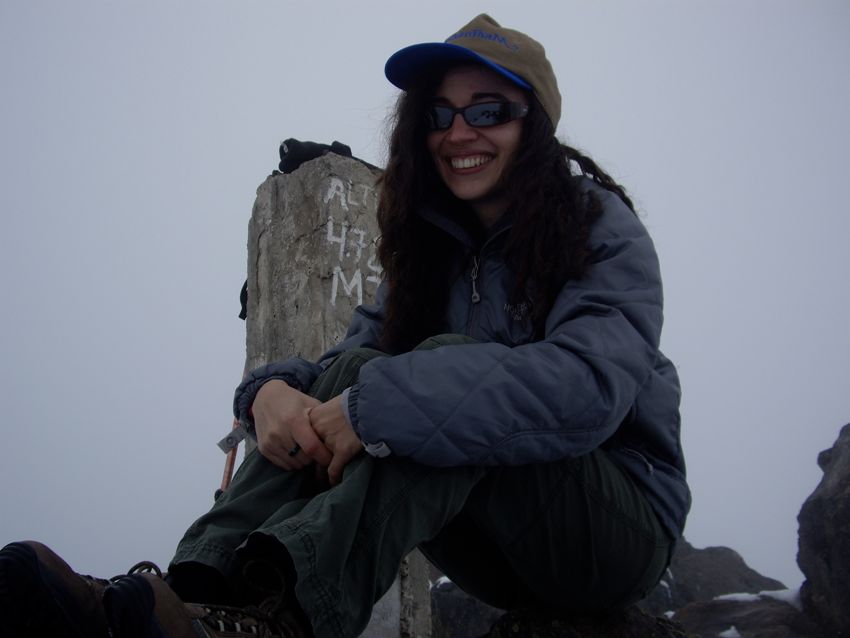 on mountain, near quito