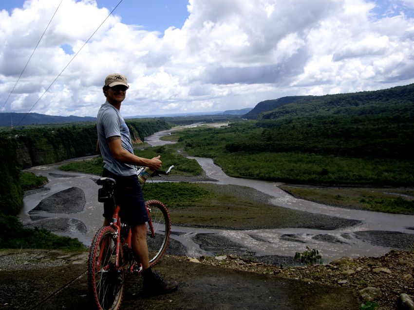 jungle view along road from banos to puyo  (and pepe)