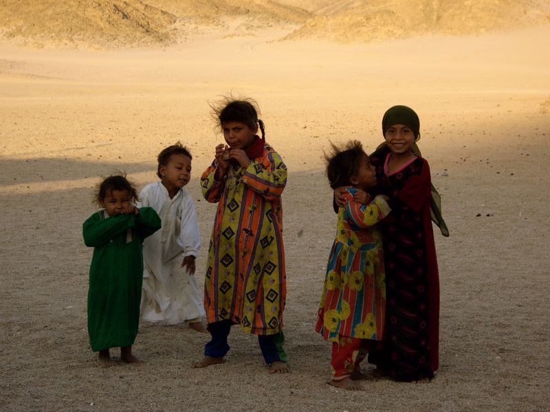 eastern desert - beduin children