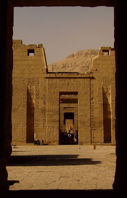 luxor west bank - habu temple
