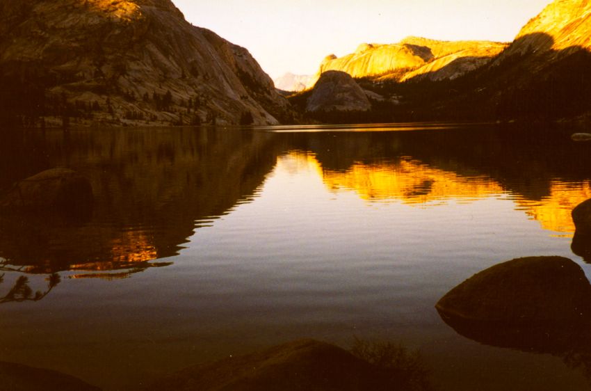 Yosemite- tenaya lake (sunset) (2000)