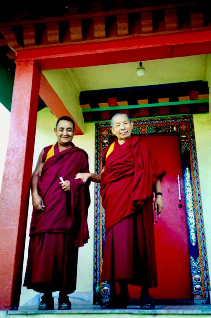 tibetan monastery - countryside