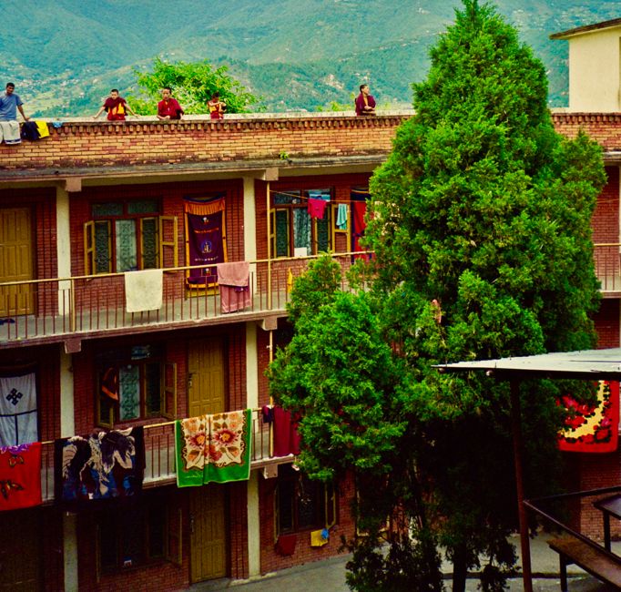tibetan monastery - countryside