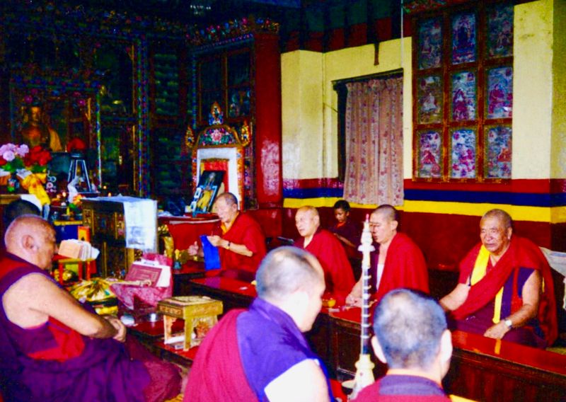 tibetan monastery - countryside