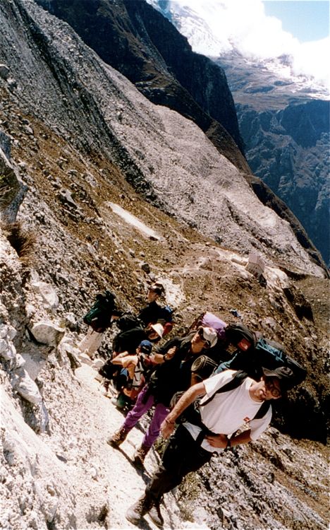 morena out of the pisco base camp