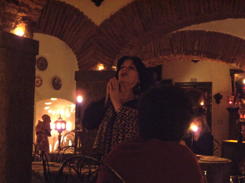 lisbon - fado restaurant in alfama