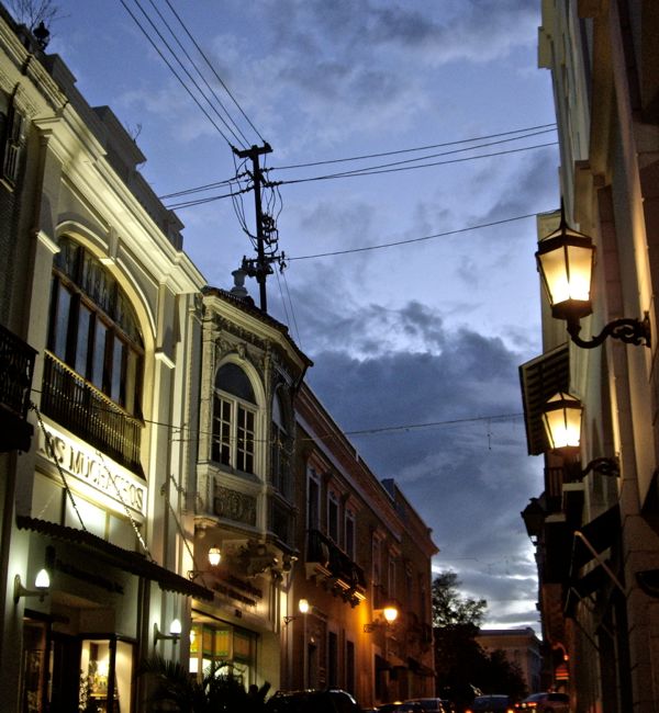 san juan - evening in the old town