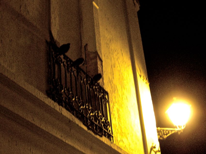 san juan - night in the old town