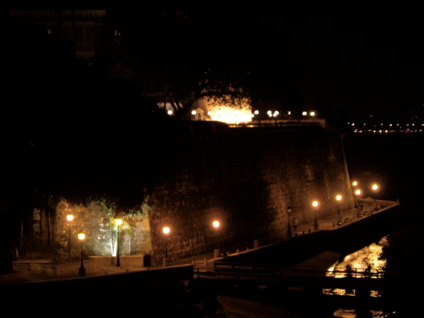 san juan - night in the old town
