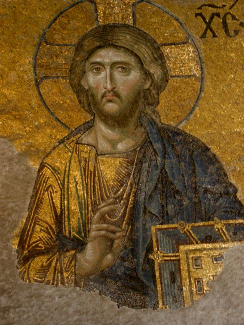 istanbul - mosaic in aya sofya